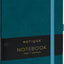 Notebook Turquoise, dotted, 13 × 21 cm