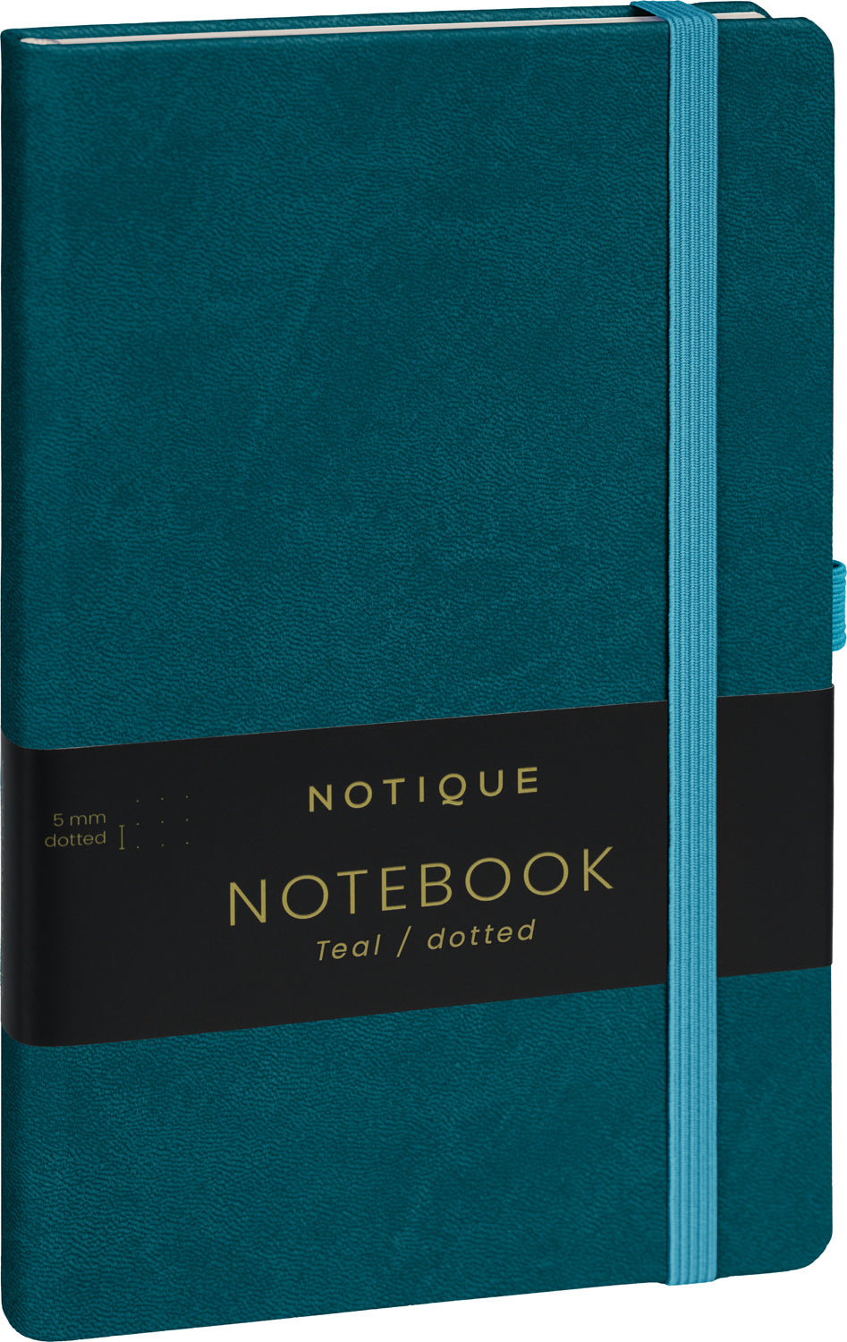 Notebook Turquoise, dotted, 13 × 21 cm