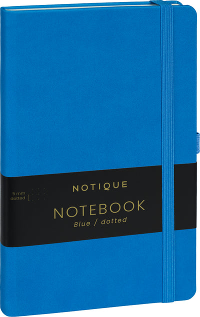 Notebook Blue, dotted, 13 × 21 cm