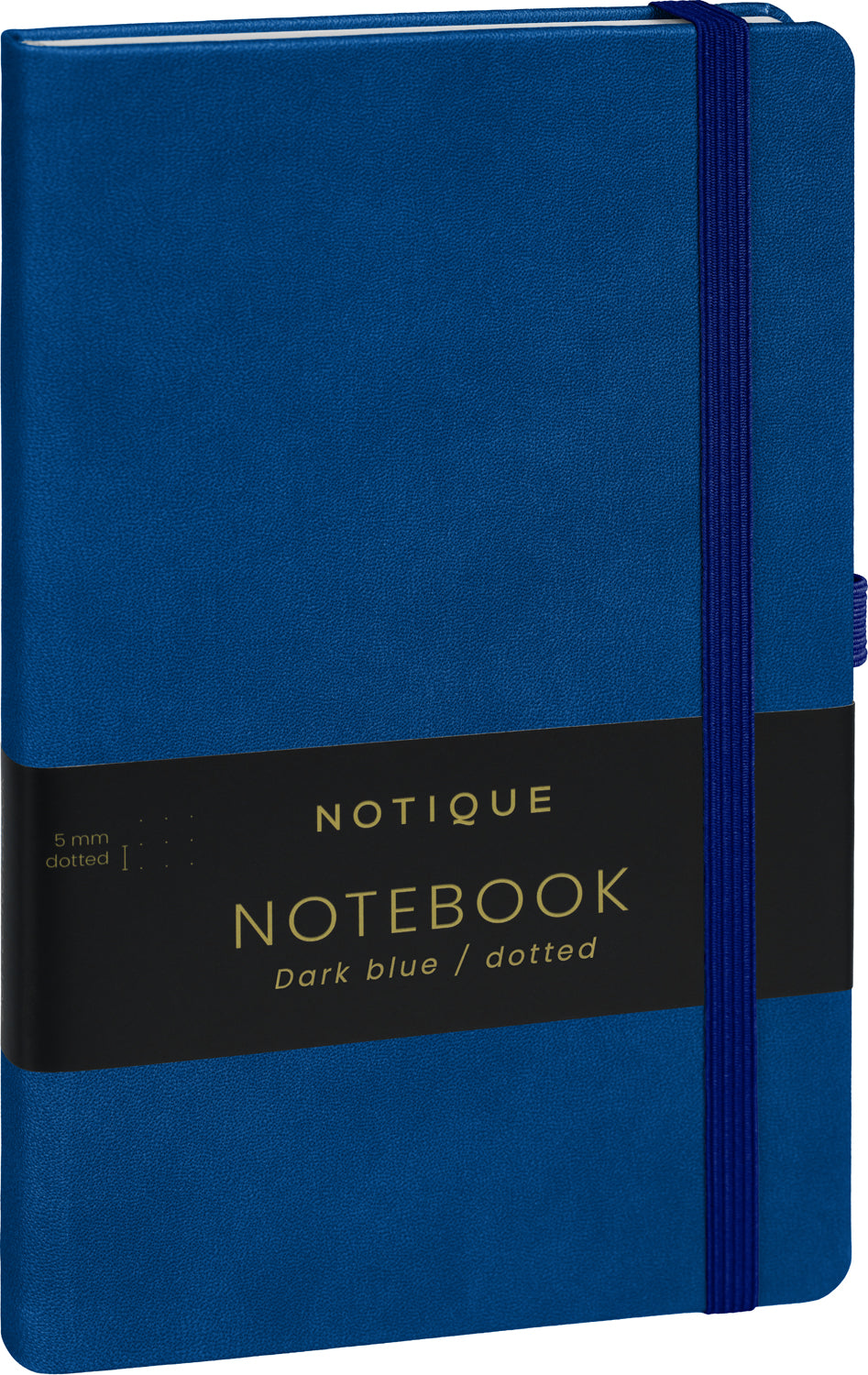 Notebook Dark blue, dotted, 13 × 21 cm