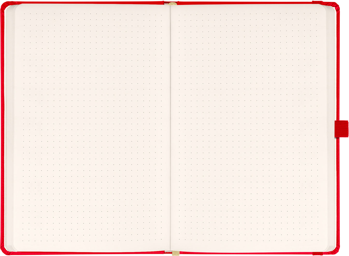 Notebook Red, dotted, 13 × 21 cm