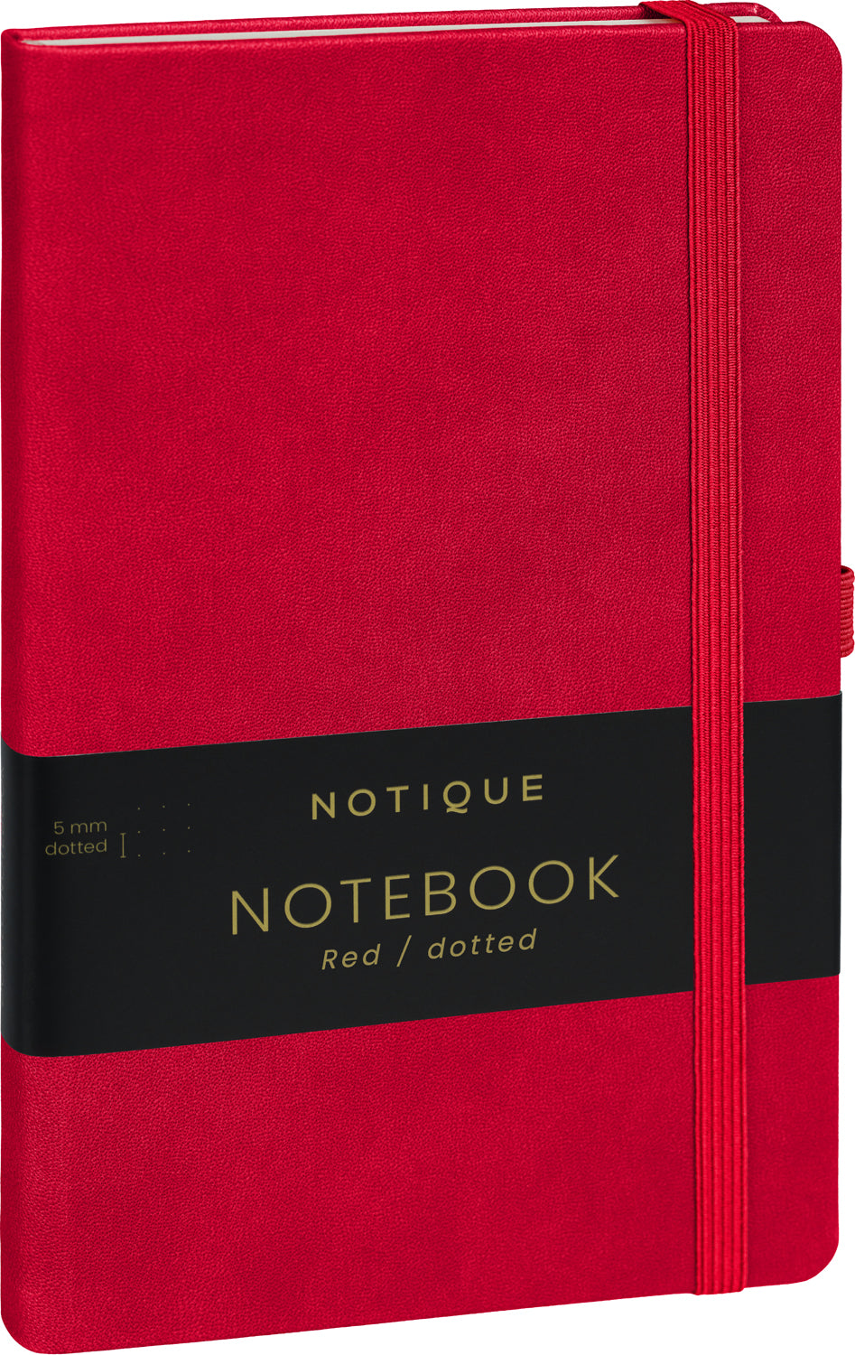 Notebook Red, dotted, 13 × 21 cm