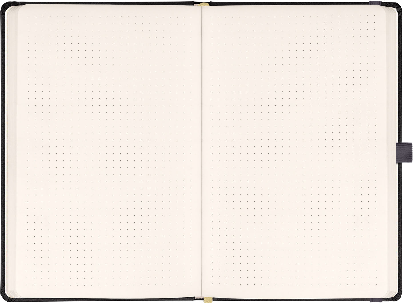 Notebook Grey, dotted, 13 × 21 cm