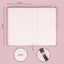 Notebook Pink, lined, 13 × 21 cm