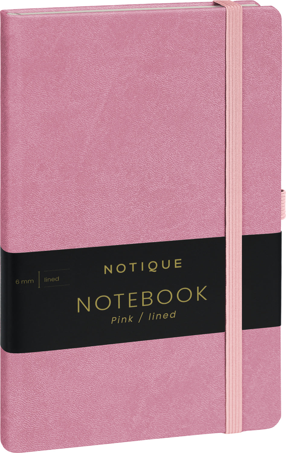 Notebook Pink, lined, 13 × 21 cm