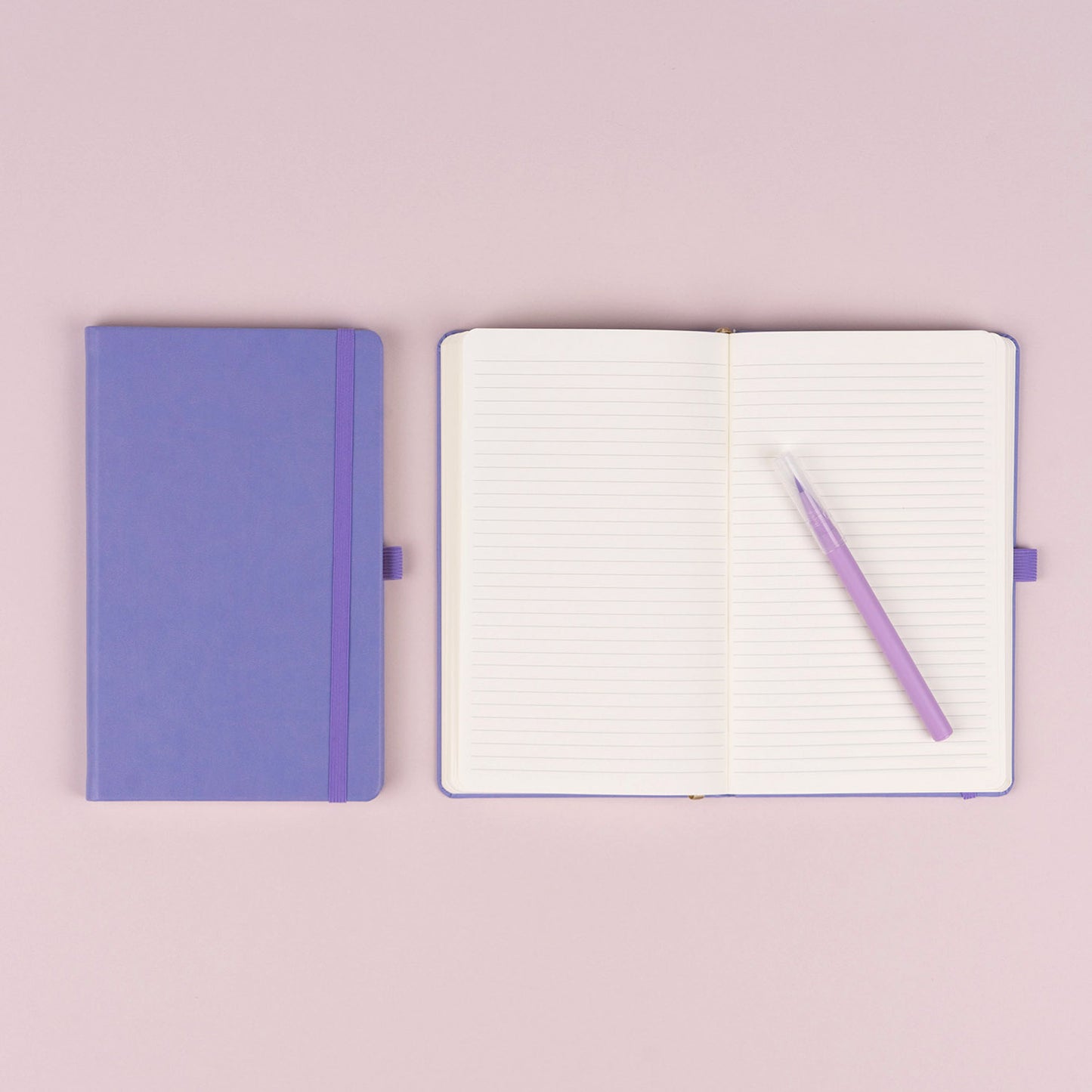 Notebook Lilac, lined, 13 × 21 cm