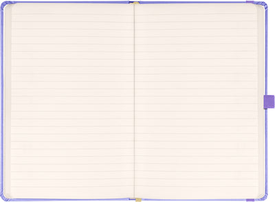 Notebook Lilac, lined, 13 × 21 cm
