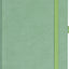 Notebook Green, lined, 13 × 21 cm