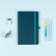 Notebook Turquoise, lined, 13 × 21 cm