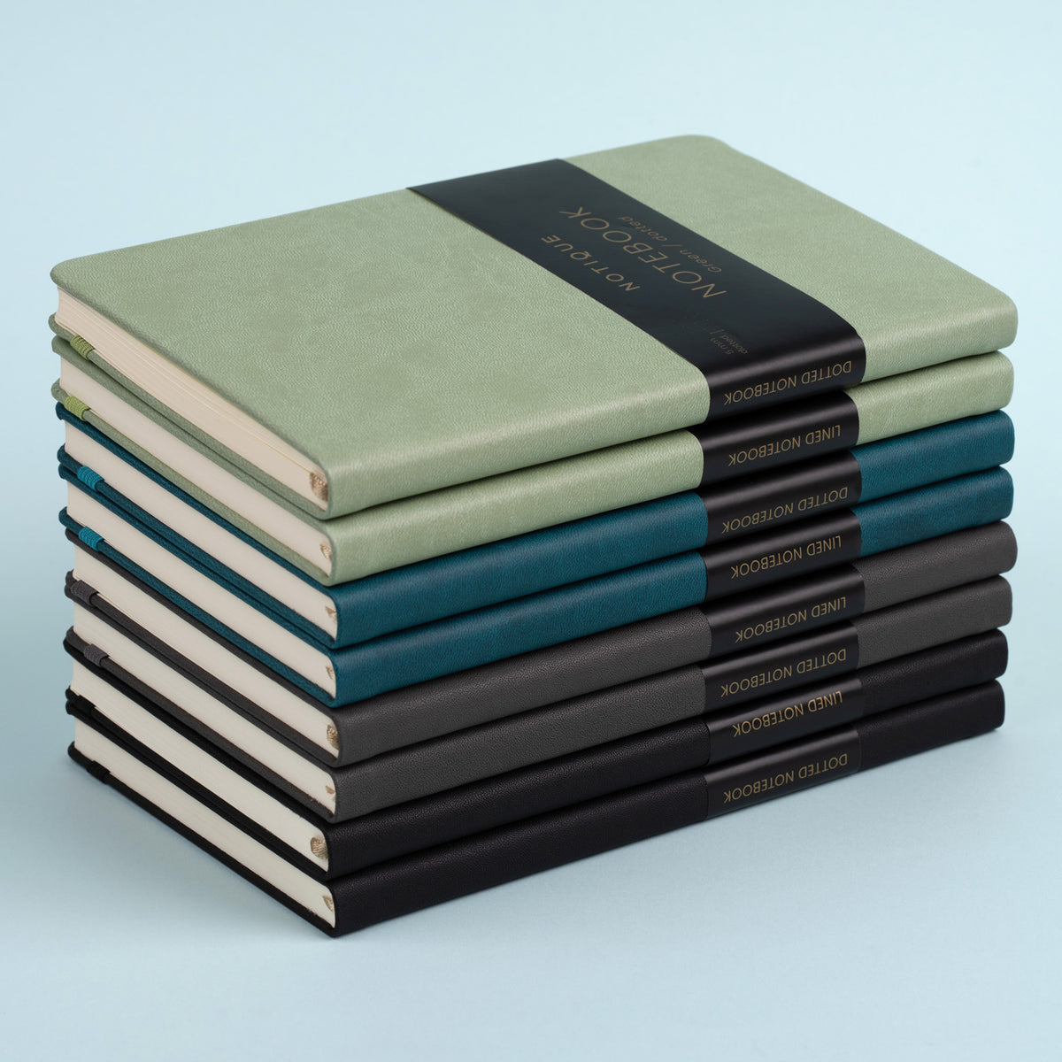 Notebook Turquoise, lined, 13 × 21 cm