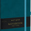 Notebook Turquoise, lined, 13 × 21 cm
