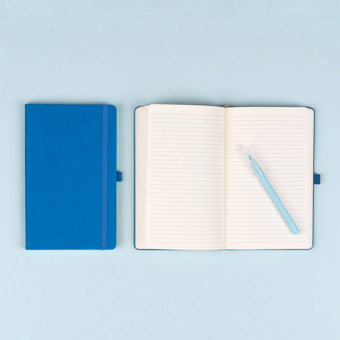 Notebook Blue, lined, 13 × 21 cm