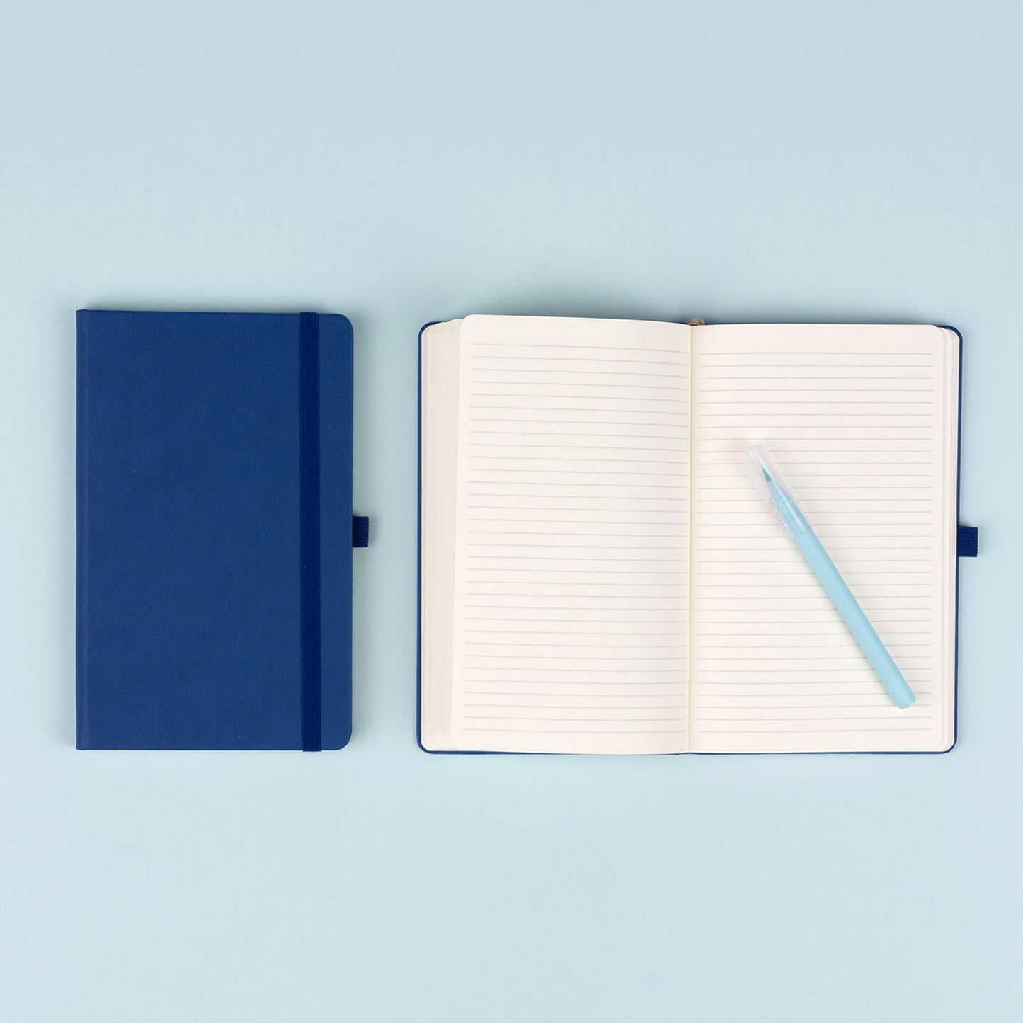 Notebook Dark blue, lined, 13 × 21 cm