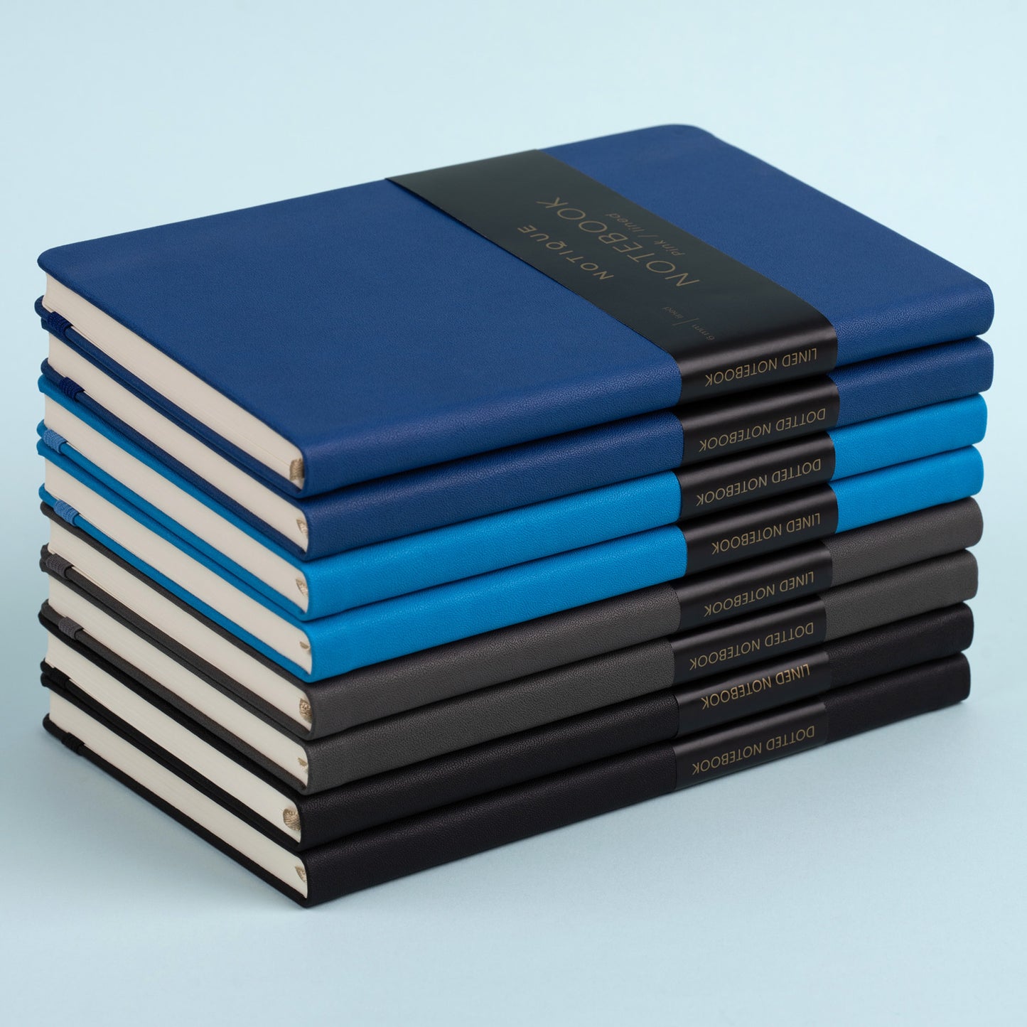 Notebook Dark blue, lined, 13 × 21 cm