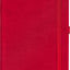 Notebook Red, lined, 13 × 21 cm