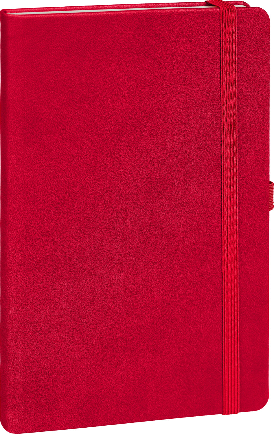 Notebook Red, lined, 13 × 21 cm