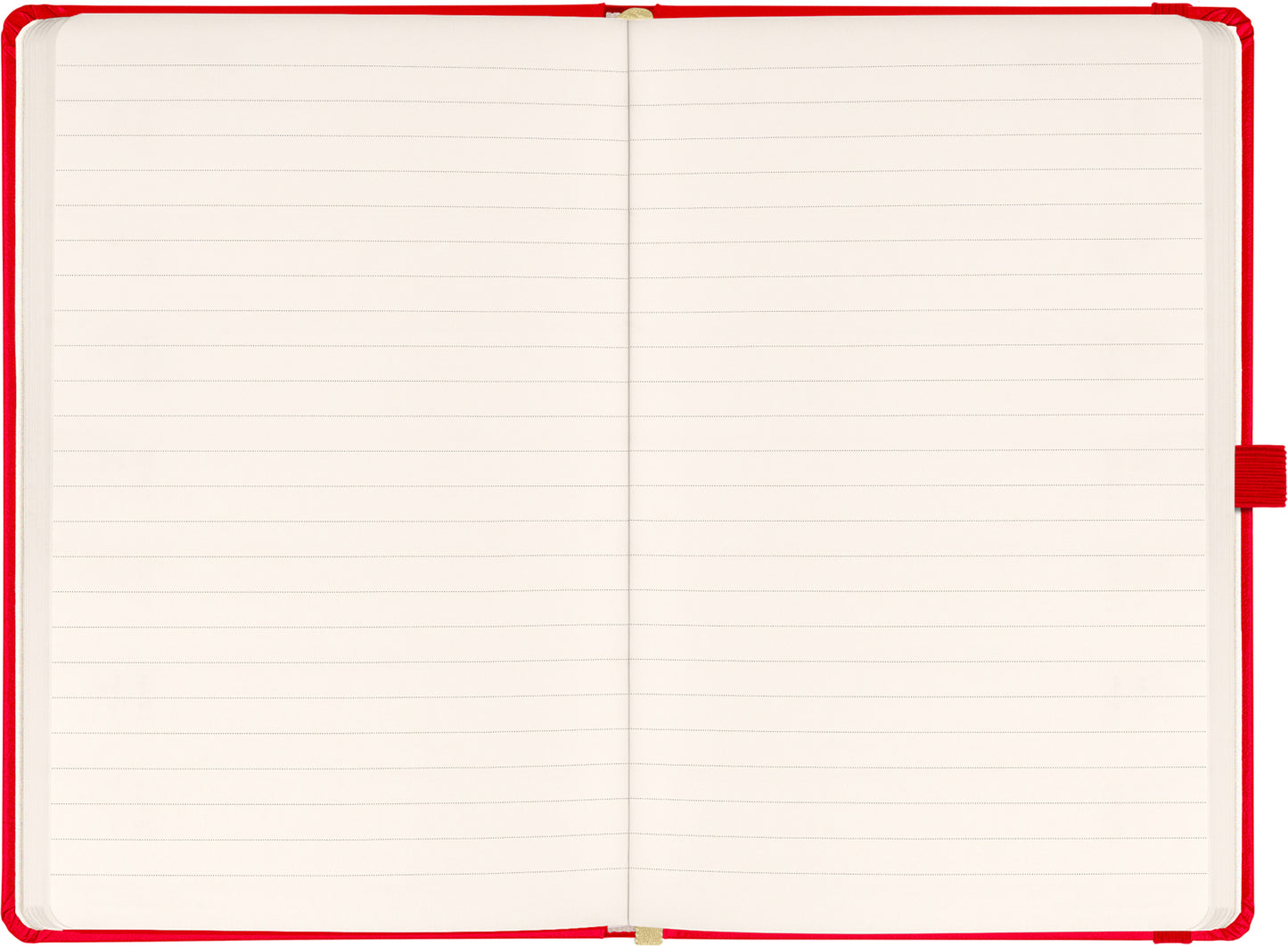 Notebook Red, lined, 13 × 21 cm