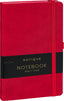 Notebook Red, lined, 13 × 21 cm