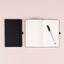 Notebook Black, lined, 13 × 21 cm