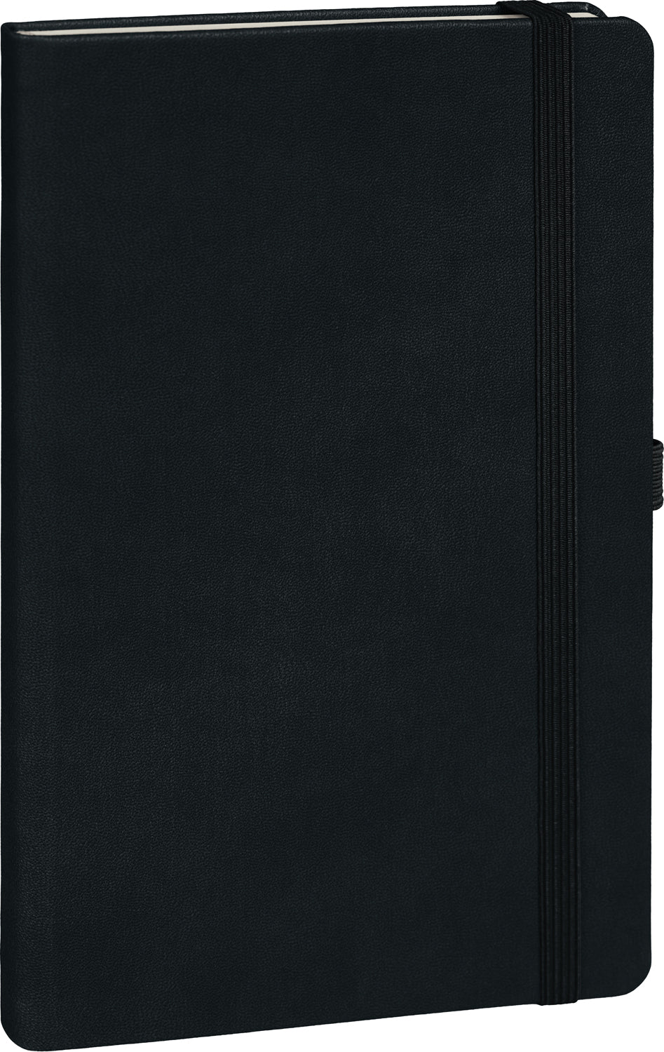 Notebook Black, lined, 13 × 21 cm