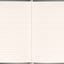 Notebook Black, lined, 13 × 21 cm