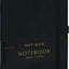 Notebook Black, lined, 13 × 21 cm