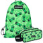 MINECRAFT SET 2 Creeper: pencil case, gym sack