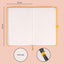 Notebook Yellow, dotted, 13 × 21 cm