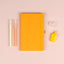 Notebook Yellow, dotted, 13 × 21 cm