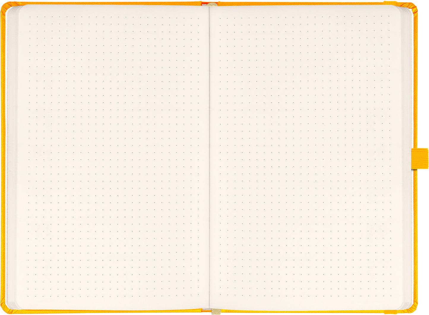 Notebook Yellow, dotted, 13 × 21 cm