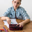 School etui Red Polygon