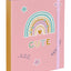 School file folder A5 Pink Rainbow
