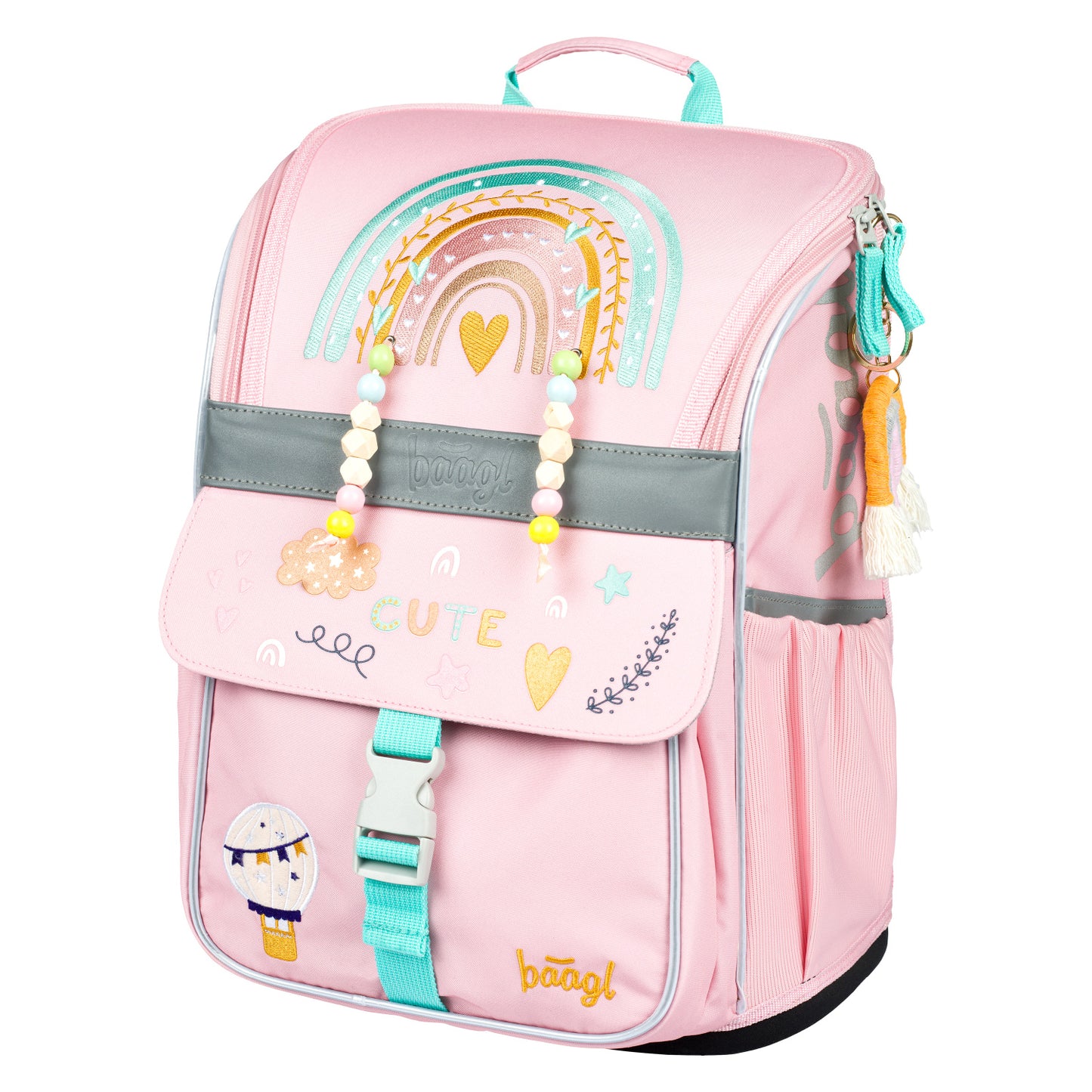 School bag Zippy Pink Rainbow