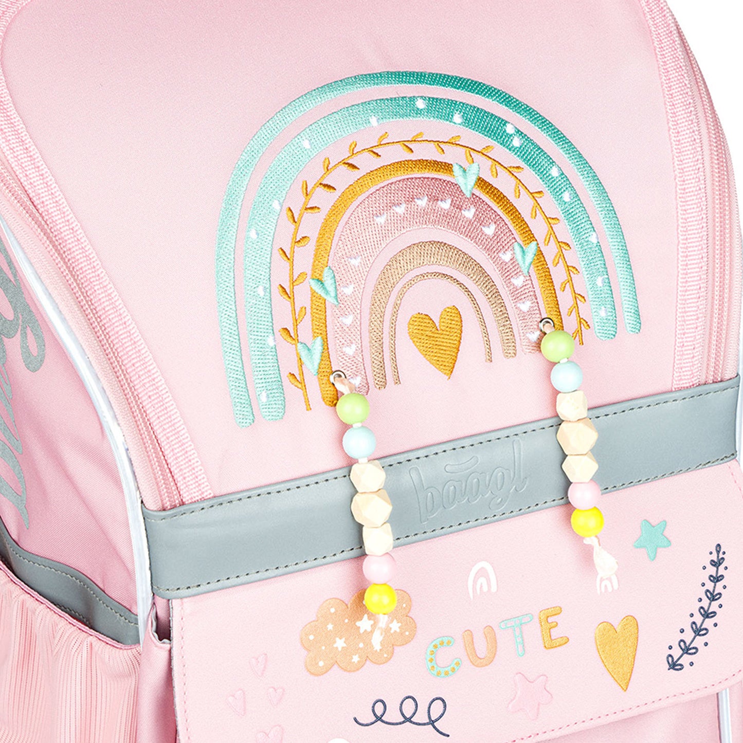 School bag Zippy Pink Rainbow