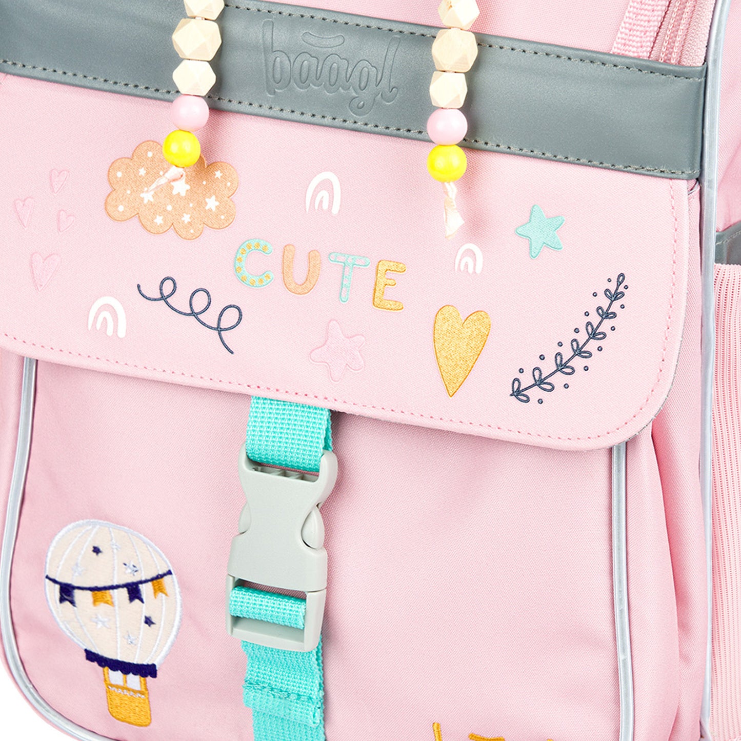 School bag Zippy Pink Rainbow