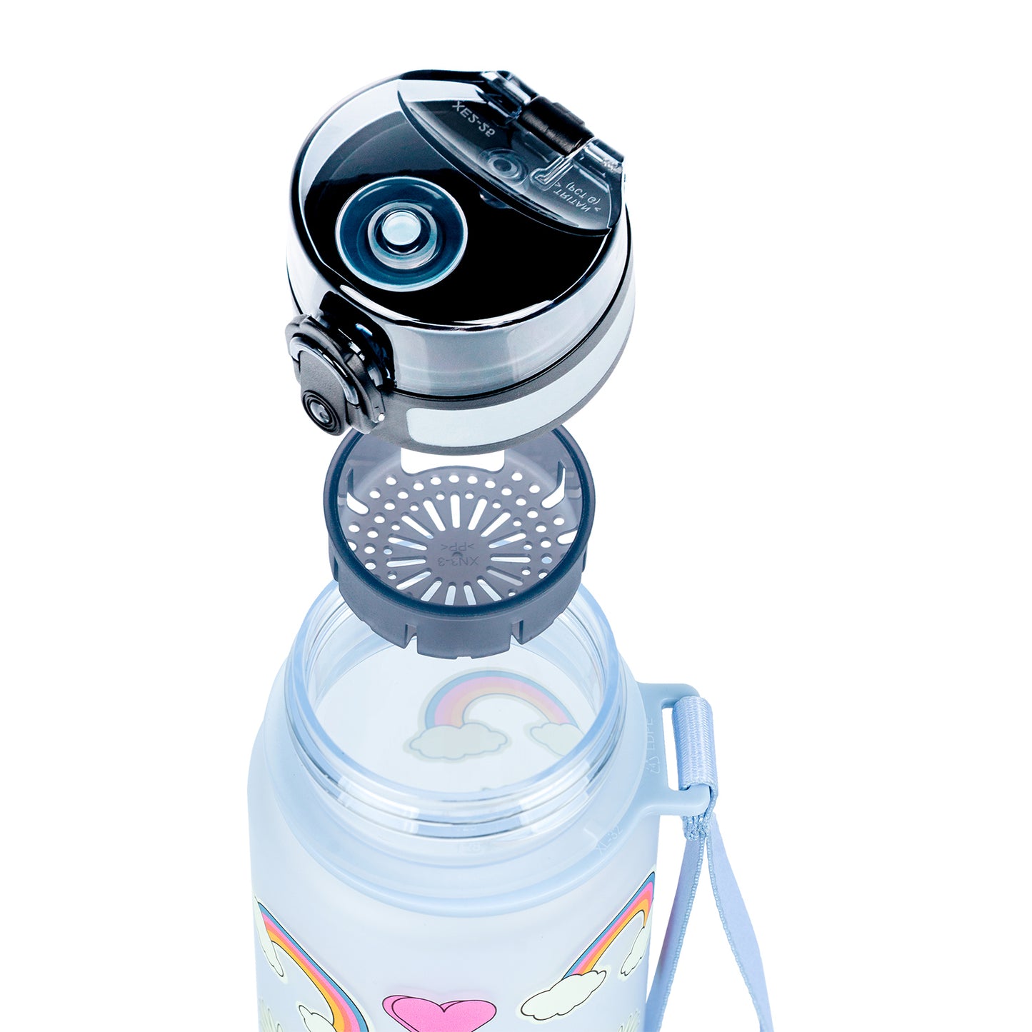 Tritan bottle Rainbow Red, 500 ml