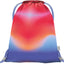 Gym sack with zip pocket Rainbow Red