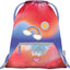 Gym sack with zip pocket Rainbow Red