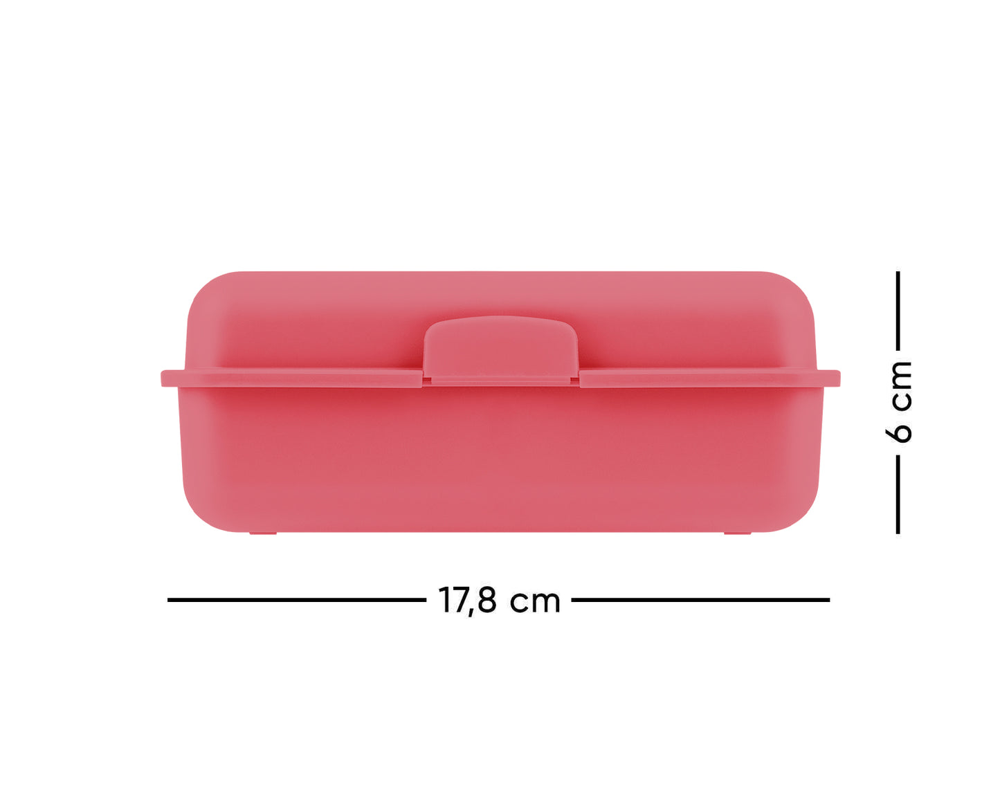 Lunch box Rainbow Red