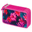 Three-tier pencil case Flamingos