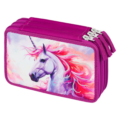 Three-tier pencil case Royal Unicorn