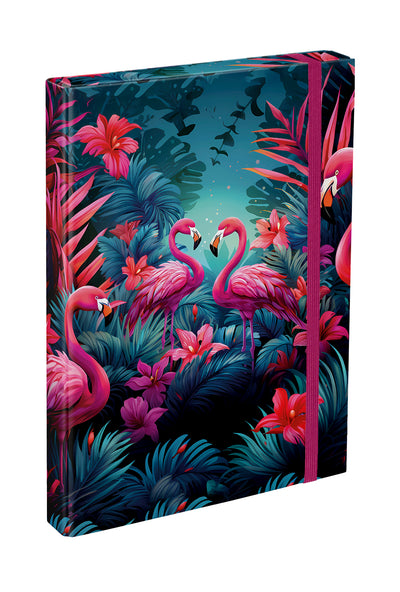 School file folder A4 Flamingos