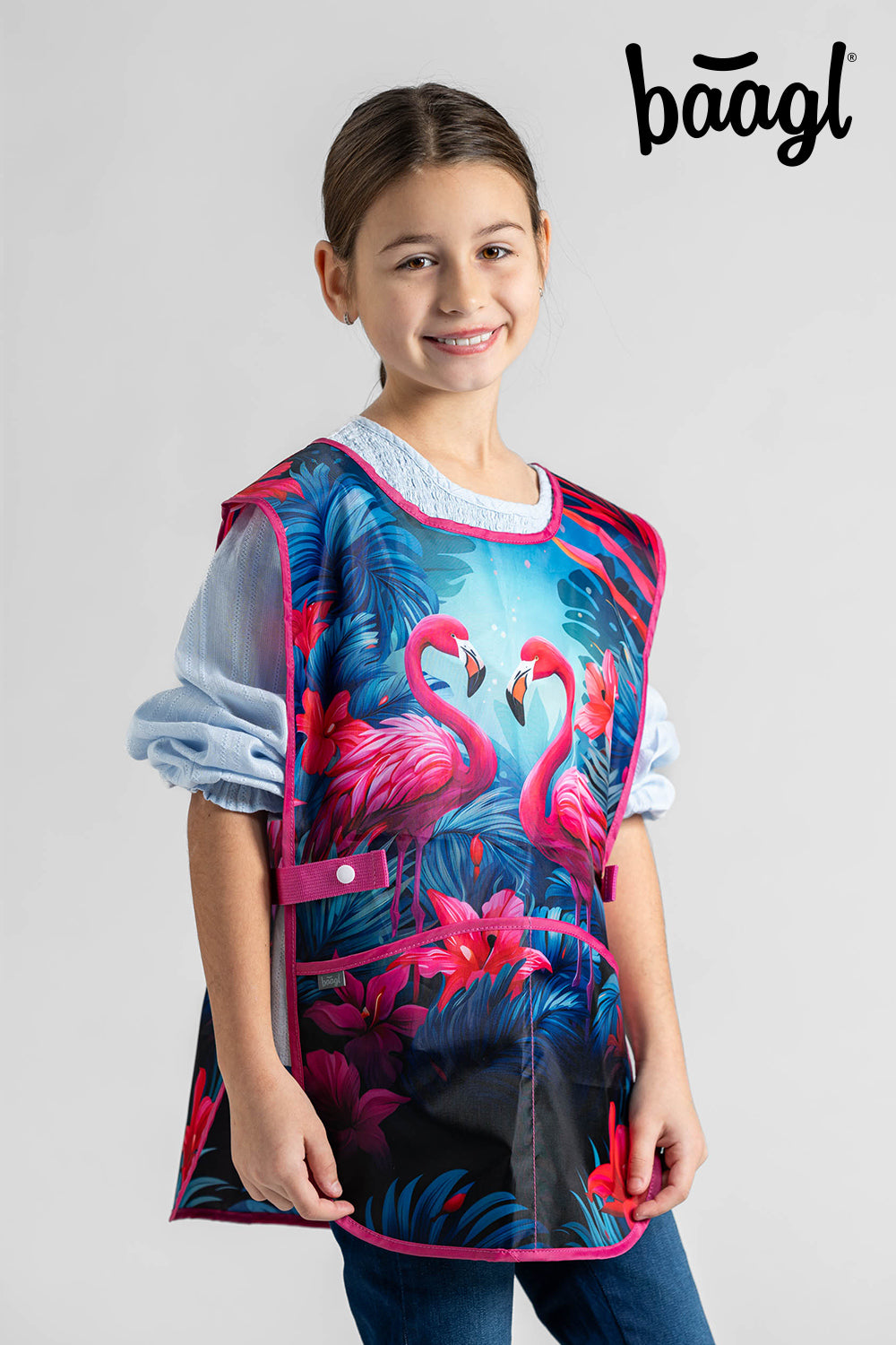 Kids apron Flamingos