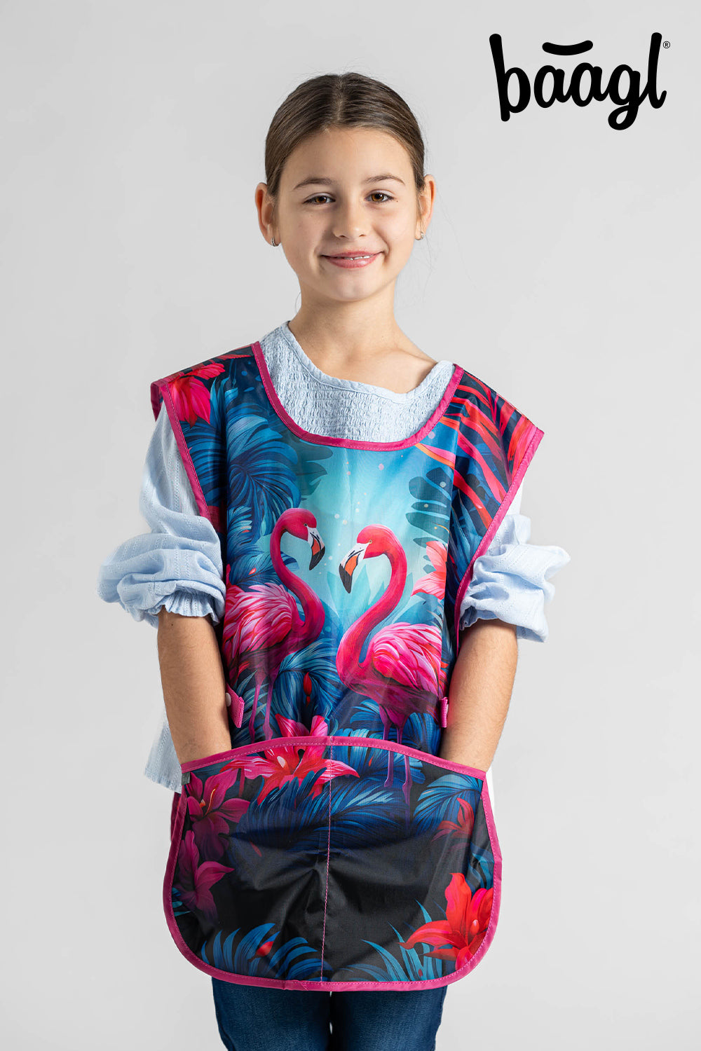 Kids apron Flamingos