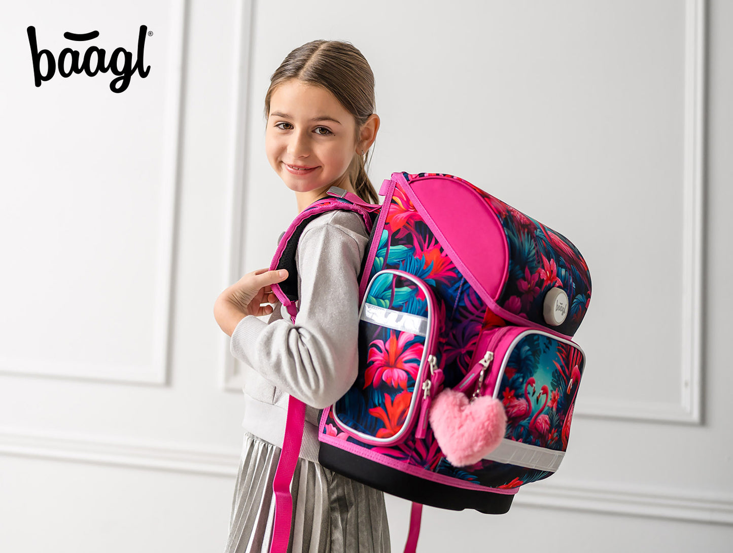 School bag Ergo Flamingos