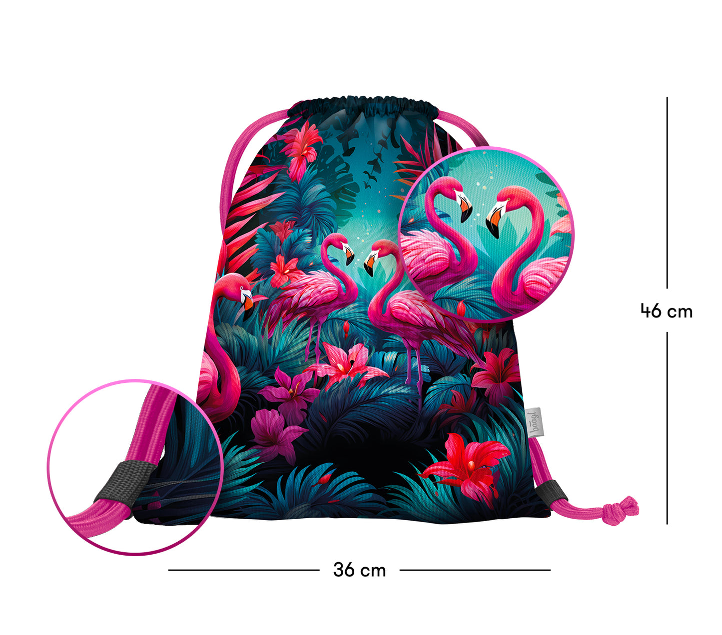 Gym sack Flamingos