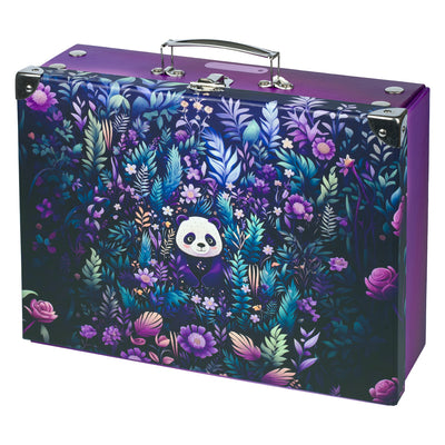 Foldable school supply box Jungle Panda