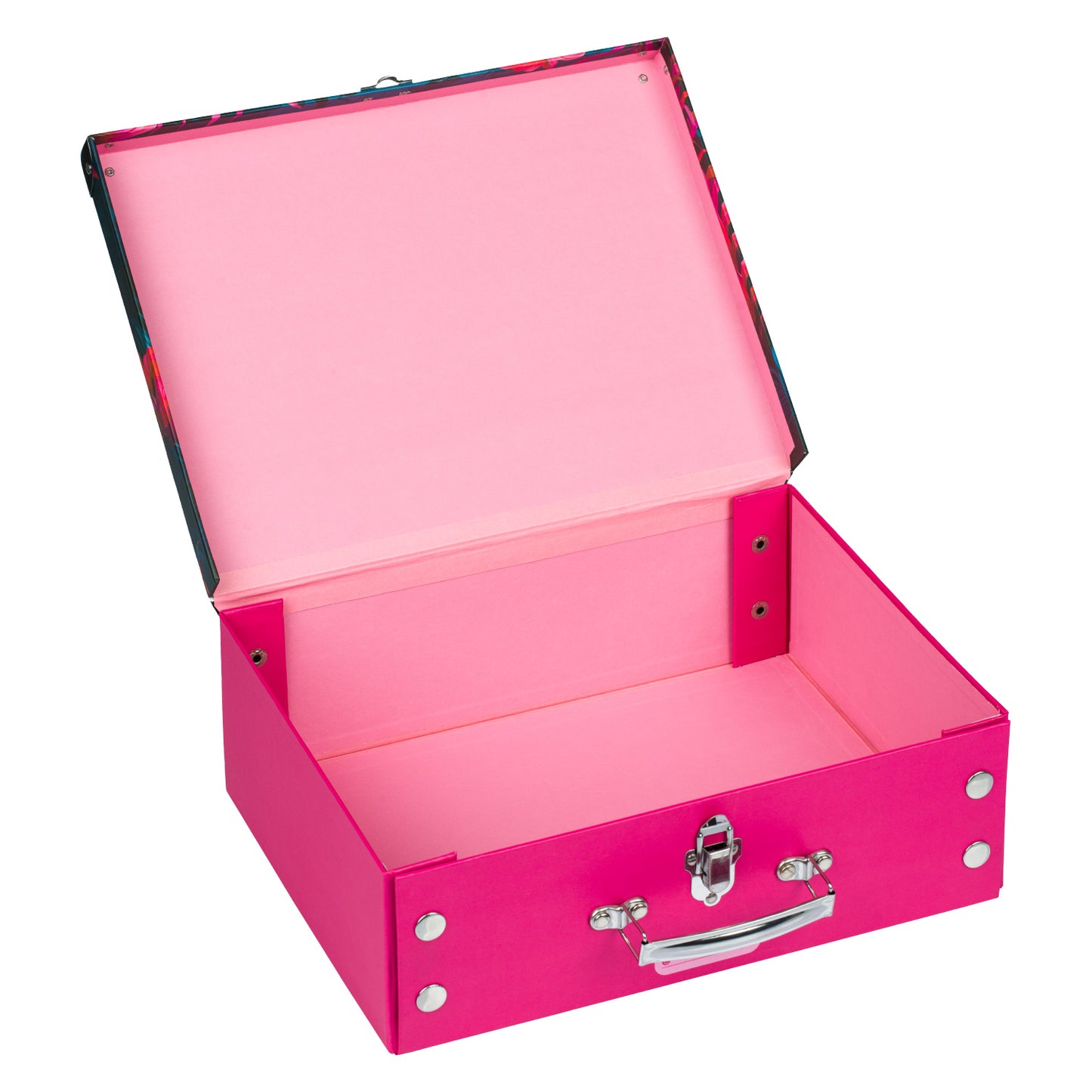 Foldable school supply box Flamingos