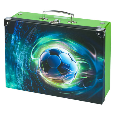 Foldable school supply box Football Ball