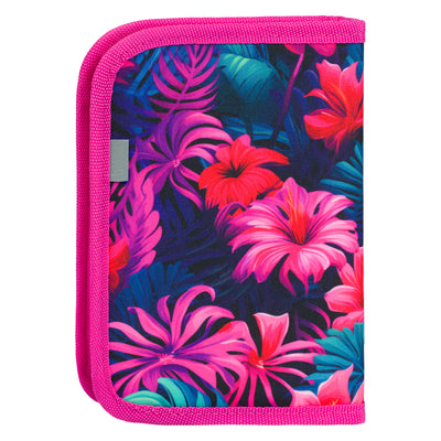 One-tier pencil case Flamingos